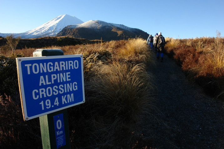 Tongariro Alpine Crossing Entrance