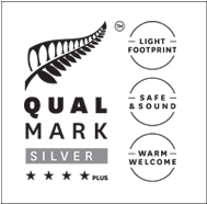 Qualmark Silver 4 stars | Manuka Logdge NZ
